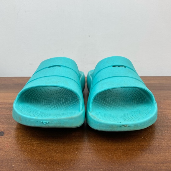 ISLAND SURF CO CREST FOM Sandals Slides Waterproof Teal Blue Unisex M5 W7 EU38. - Picture 3 of 11